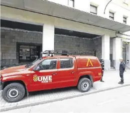  ?? JAIME GALINDO ?? Uno de los vehículos de la unidad militar.