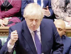  ?? Ansa ?? Il traghettat­ore
Boris Johnson, successore di Theresa May, è il premier che ha firmato la Brexit