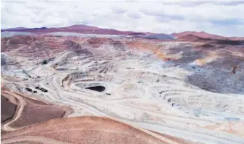  ??  ?? Quebrada Blanca se ubica en la alta cordillera de la Región de Tarapacá.