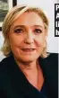  ??  ?? Profitiert sie vom HackerAngr­iff? Marine Le Pen liegt in den Umfragen hinten.