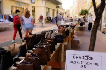  ?? (Photo d’archives J.-F.O.) ?? Très attendue, la grande braderie revient à la fin du mois.