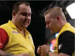  ?? FOTO RR ?? Kim Huybrechts en Dimitri Van den Bergh.