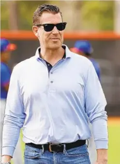  ?? AP ?? Mets GM Brodie Van Wagenen puts player safety first and says all team can do is be ready as new informatio­n comes in.