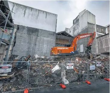 Back of historic buildings demolished - PressReader