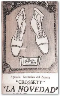  ??  ?? ”The Crosset Shoe” Crossfit, de venta en la tienda ‘La Novedad’, ubicada en ese entonces por la avenida Hidalgo 1225 frente al Hotel Iberia. CALZADO