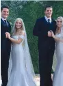  ??  ?? Jeremy Salyers, Briana Deane, Joshua Salyers and Brittany Deane in “Our Twinsane Wedding”