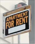  ?? FILE PHOTO ?? A new report is expressing concerns about rising rents.