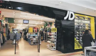  ?? JD SPORTS IN THE BRIDGES, SUNDERLAND. ?? JD Storts i. The Bridges Shotti.g Ce.tre