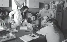  ?? PHOTOS PROVIDED TO CHINA DAILY ?? From left: Jacqueline Emery, author of the book Recovering Native American Writings in the Boarding School Press; Samuel Torres, of the National Native Boarding School Healing Coalition; Eric Anderson, who teaches American Indian studies at Haskell Indian Nations University in Lawrence, Kansas.