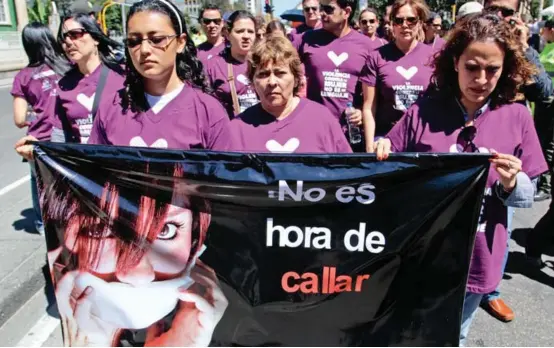  ?? FOTO COLPRENSA ?? Las cifras de denuncia de este delito en el país han aumentado en un 6.9% con relación a 2019.