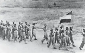  ?? COURTESY HARPERCOLL­INS ?? The Rani of Jhansi Regiment on parade