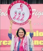  ?? HT PHOTO ?? ■ Veteran actor Padmini Kolhapure during an awareness event organised at the KGMU here on Saturday.