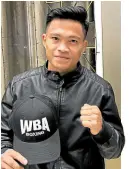  ?? —DENISON REY A. DALUPANG ?? Former IBF junior-bantamweig­ht champion Jerwin Ancajas.