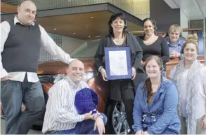  ??  ?? Image caption: (Kneeling left to right) Haig Davidson (Customer Care Manager), Ashley Phillimore, Sharnii Lintern. (Standing left to right) Greg Milne, Fiona Forsdyke, Sieanna Iafeta, Daniel Burgess.