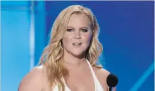  ?? CHRIS PIZZELLO THE ASSOCIATED PRESS ?? Amy Schumer brings her stand-up tour to the Fallsview Casino Aug. 2.