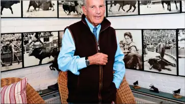  ?? ?? FIGHTER: Sir Mark Prescott at his Heath House stables in Newmarket, where he is longest-serving trainer