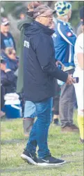  ??  ?? Club founder and coach Stefano Virgili has now led Kaeo Inter to three consecutiv­e Northland football titles.