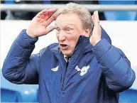  ??  ?? STILL GAME: Cardiff’s Neil Warnock is about to turn 70