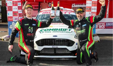  ??  ?? Moffett made the most of woe for rival competitor­s to turn up the heat and score a maiden BRC victory