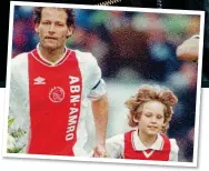  ??  ?? FAMILY AFFAIR: Daley Blind, top, and with his father Danny in Ajax colours, above. He has proved his worth to Mourinho, left