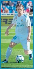  ??  ?? FINO. Modric firmó un buen partido en Las Palmas, con asistencia a Bale incluida.