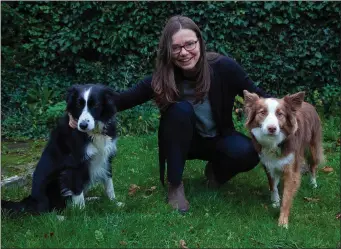  ??  ?? Ilona Madden with her dogs Tess and Alfie.