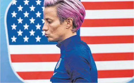  ?? FOTO: SIMON HASTEGARD/IMAGO IMAGES ?? „2020 hat uns viele Wahrheiten und Informatio­nen gebracht, vor denen wir nicht wegrennen können“: Megan Rapinoe.