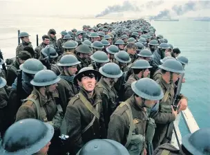  ??  ?? Dunkirk captures the terror of war