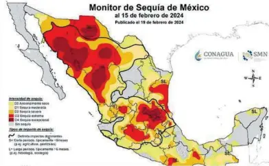  ?? /CORTESÍA: MSM ?? La sequía avanza en el sueño de la ciudad