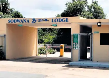  ??  ?? The BLF has taken ever the running of Sodwana Bay Lodge and claimed lega occupation of the facility