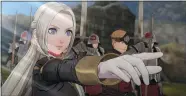  ?? NINTENDO/TNS ?? “Fire Emblem: Three Houses” explores romance in a sword and sorcery setting.