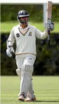  ?? PHOTO: STUFF ?? Former Wellington opening batsman Deepak Joon made an unbeaten hundred in Hutt District’s win over Wellington Collegians.