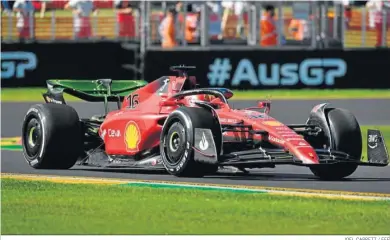  ?? JOEL CARRETT / EFE ?? Leclerc, en un momento de la primera jornada de entrenamie­ntos en Melbourne.