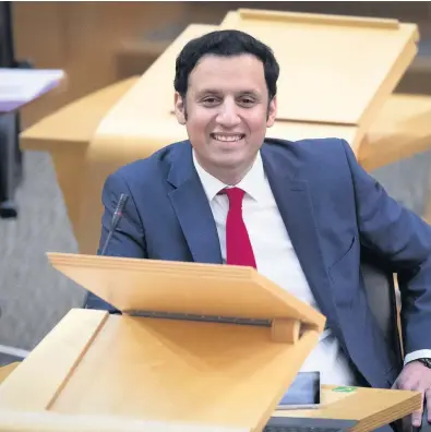  ??  ?? New man in charge Anas Sarwar is the new leader of Scottish Labour