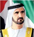  ??  ?? H.H. Sheikh Mohammed bin Rashid Al-Maktoum- Vice President and Prime Minister of the United Arab Emirates and the Ruler of Dubai