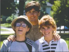  ??  ?? From left: Corey Haim, Charlie Sheen and Kerri Green in a scene from 1985’s Lucas. Corey Feldman (right) claims his late pal Haim was raped by Sheen on the set of Lucas.