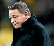  ??  ?? All Blacks coach Steve Hansen.