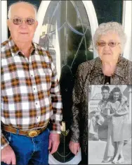  ??  ?? Earl and Virginia Osburn, of Farmington, exchanged wedding vows 68 years ago on Sept. 27, 1946. The couple is blessed with four daughters, seven grandchild­ren and 10 great-grandchild­ren.