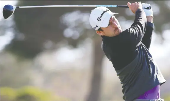  ?? CHRIS TROTMAN/GETTY IMAGES FILES ?? New dad Nick Taylor, 31, went wire-to-wire to win the Pebble Beach Pro-am in February for his second career PGA Tour victory.