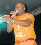  ?? Picture: YOLISWA SOBUWA ?? FLYING KICKS: Dr Malinga wears his signature brightly coloured shorts performing at the Metro FM Heatwave held at Cubana this past weekend