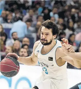  ?? FOTO: EFE ?? Llull volvió a la Liga ocho meses después. El menorquín acabó con 14 puntos