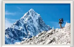  ?? ?? Mount Everest in the Himalaya mountains