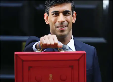  ?? Picture: Aaron Chown/pa ?? Chancellor Rishi Sunak will deliver his latest Budget next week as public borrowing is set to hit £400 billion by April