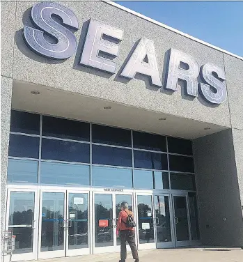  ?? IAN MACALPINE ?? Failing to adapt to a changing marketplac­e, Sears Canada says it “deeply regrets” closing down its business across the country. Financial advisers and its bankruptcy monitor recommende­d liquidatio­n.