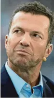  ?? Foto: Gambarini, dpa ?? Lothar Matthäus – ein Mann mit DFB‰ Helfersynd­rom.