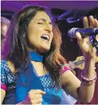  ??  ?? Kiran Ahluwalia will perform Sunday at UVic’s Farquhar Auditorium.
