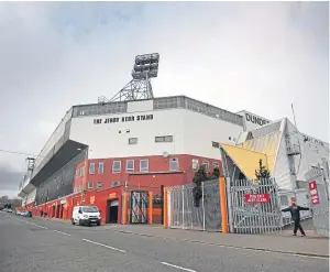  ??  ?? Dundee FC could share Dundee United’s Tannadice Park rather than moving to a new stadium at Camperdown, argues one correspond­ent.