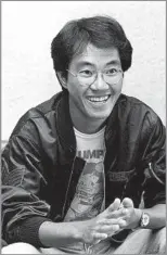  ?? JIJI Press / AFP via Getty Images ?? MANGA MASTER
Akira Toriyama, shown in 1982, influenced other manga artists and their work.