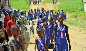  ?? Photograph: Tommy Trenchard/Alamy ?? Pupils in a village in the Kono district of Sierra Leone. Girls’ education is a central component of the ‘radical inclusion’ programme that launched in 2018.