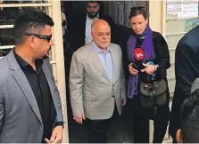  ?? AP ?? Prime Minister Haider Al Abadi, centre, said there would be an audit but that the ‘election process cannot be repeated’